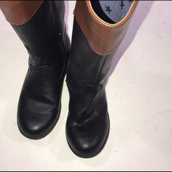 Tommy Hilfiger Other - Black/Brown Hilfiger Andrea Eq Boots H-Charm 3